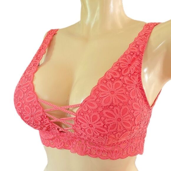 Victoria’s Secret braided plunge lace bralette bra - Picture 7 of 8